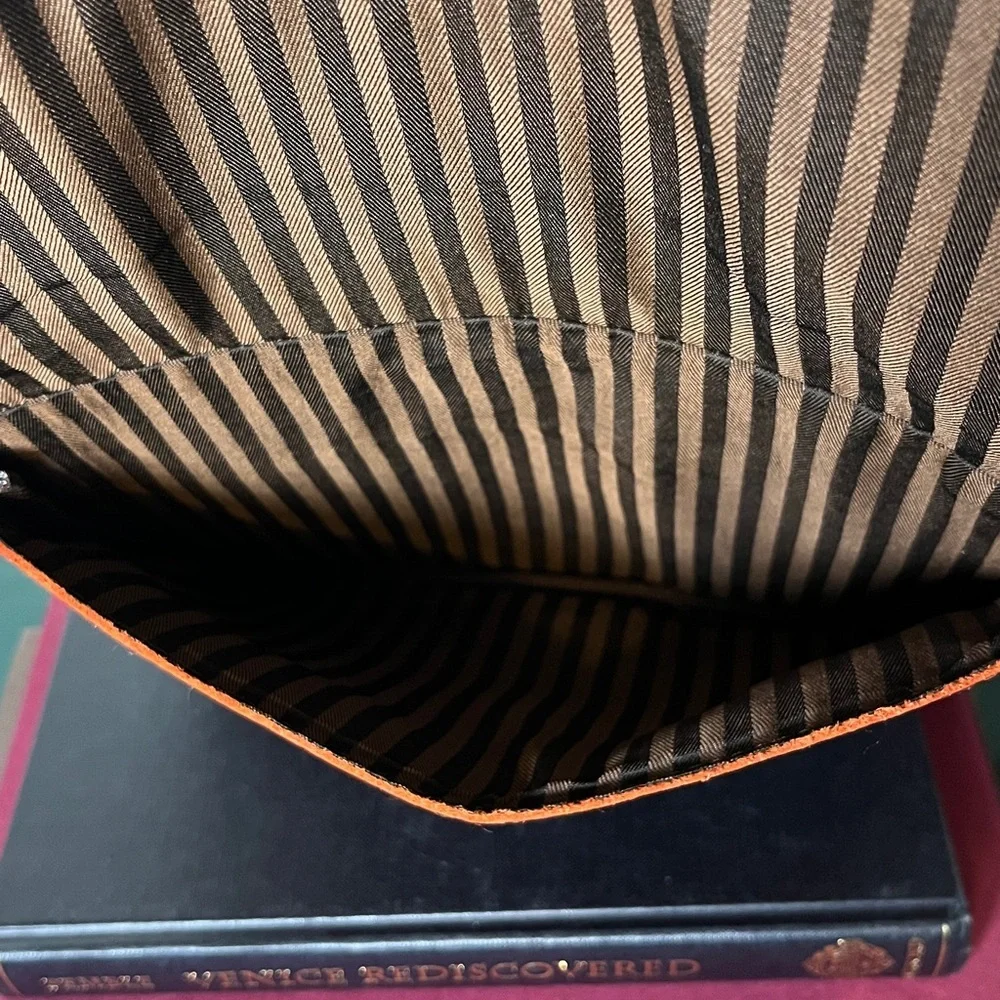 Jack Georges Genuine Leather Burnt Brown‎ Voyager Wallet on String Crossbody Bag